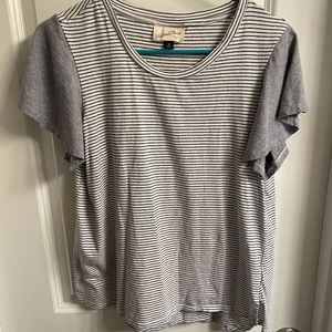 Universal Thread black and white striped tee